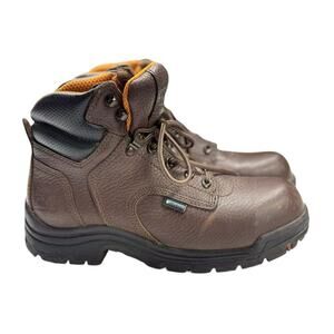 Timberland Pro Womens Titan Alloy Toe Waterproof Boot Brown Size 8 M